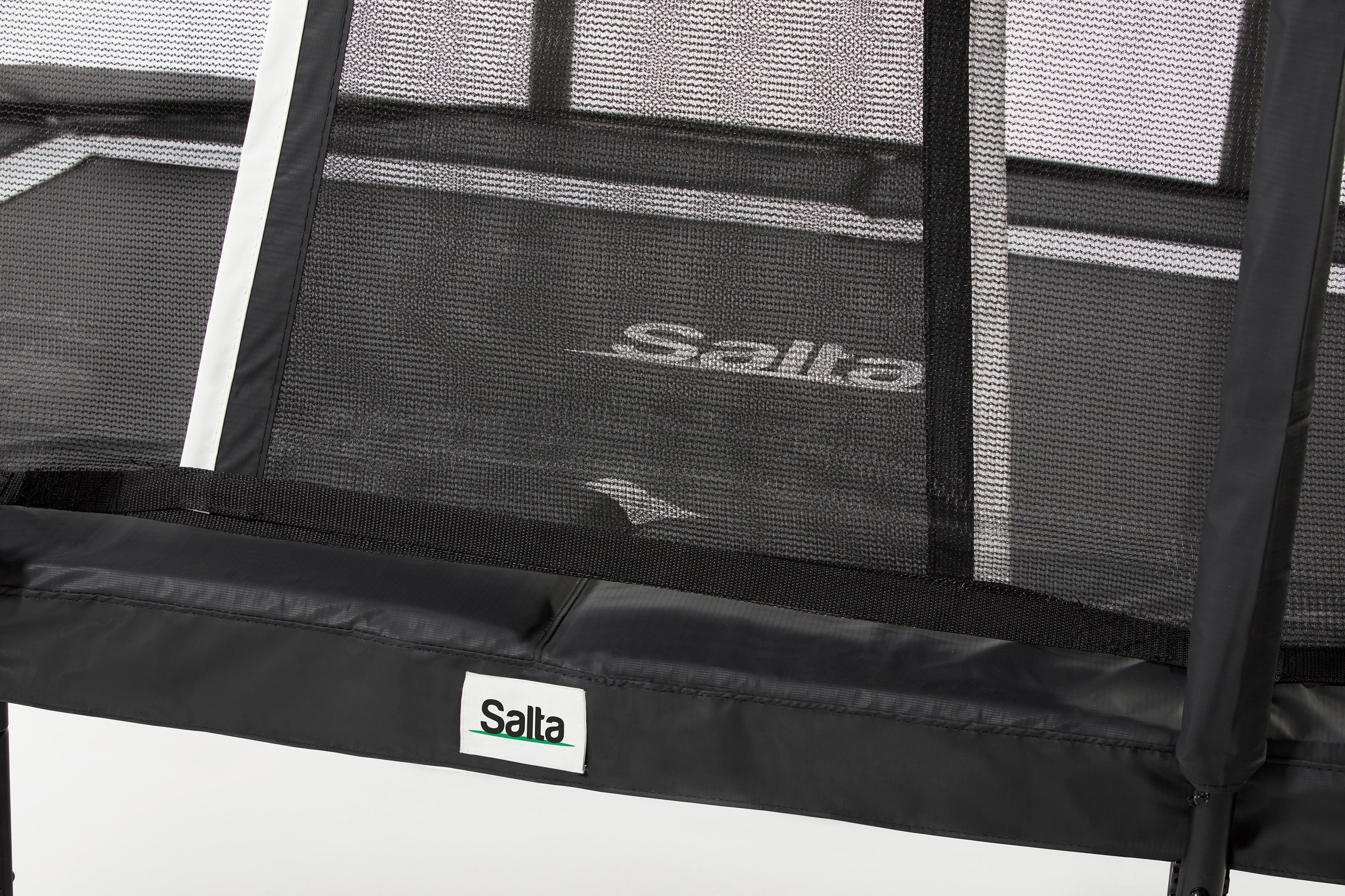 Salta Trampolin Premium Black Edition mit Sicherheitsnetz rechteckig