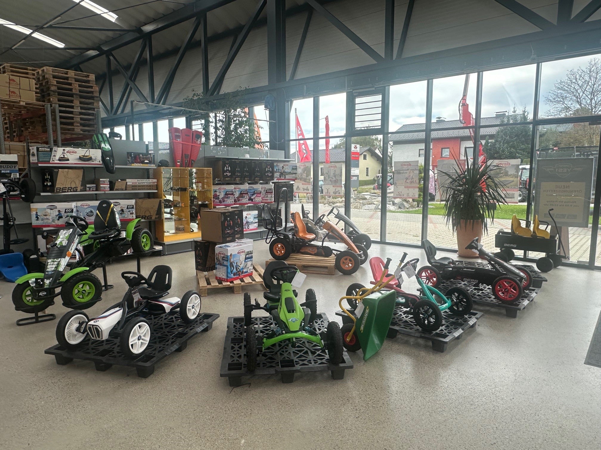 BERG Gokart Rally DRT Grün - Ausstellungsstück